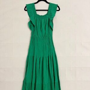 Elegant Green Maxi Dress